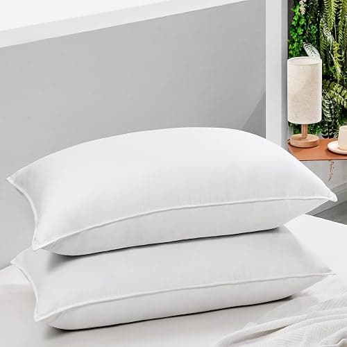 HARBOREST King Size Bed Pillows Set of 2 - Luxury Hotel Collection Down Alternative Pillows for Sleeping, 20 x 36 Inches - Image 1