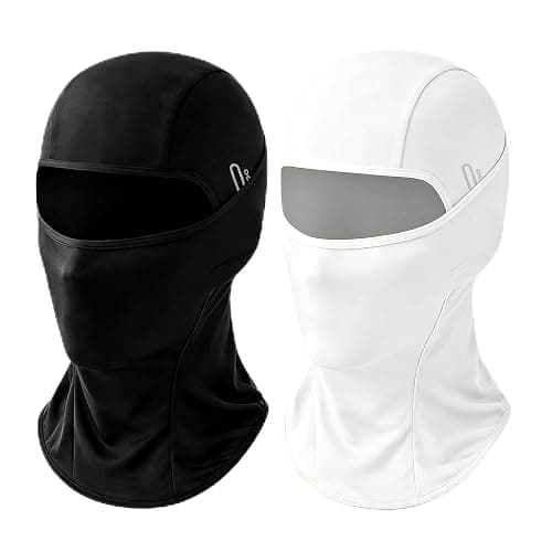 KECOKEHO 2 Pack UV Balaclava with Glasses Holes, Summer Cooling Ice Silk Breathable Full Face Mask for Motorcycle Cycling - Image 1