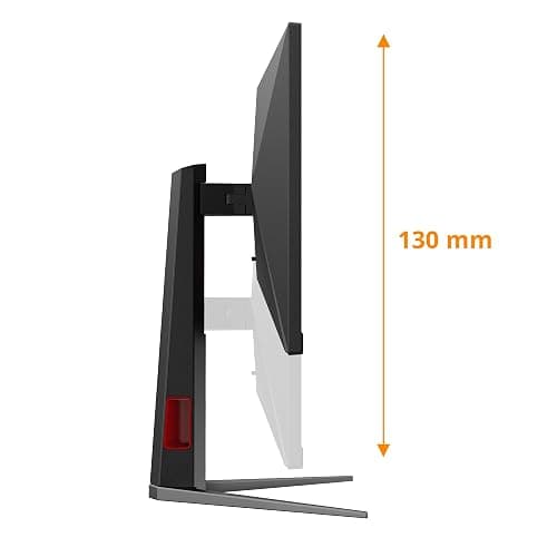 AOC Gaming 24G4HA - Monitor Full HD da 24 pollici, 200 Hz, 1 ms, comp. G-Sync, HDR10 1920x1080, 2x HDMI 2.0, 1x DisplayPort 1.4 nero-rosso, 24 inch FHD IPS, Regolazione altezza - Altoparlanti thumbnail 5