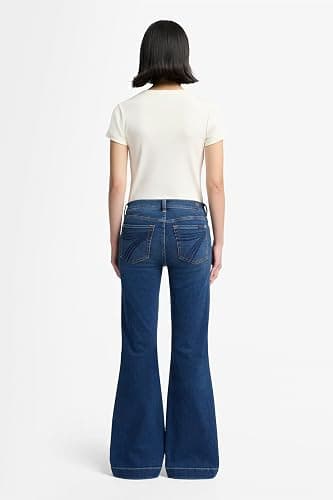7 For All Mankind Womens B(air) Tailorless Dojo Wide Leg Trouser Jeans thumbnail 4