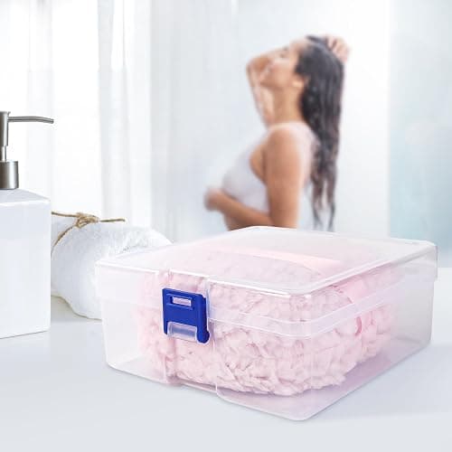 WSYUB Powder Puff, 6'' Powder Puff for Body Powder,Body Powder Puffs and Container,Oversize Dust Puffs for Women thumbnail 7