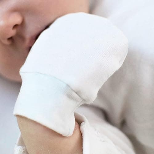 Baby Mittens No Scratch Mittens Infant Soft Gloves Mittens for 0-6 Months Boys Girls thumbnail 5