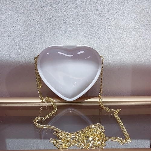 Canpto Girls Crossbody Purse Cute Heart-shaped Shoulder Kid Bag Lacquer Leather Princess Bag for Little Girls thumbnail 7