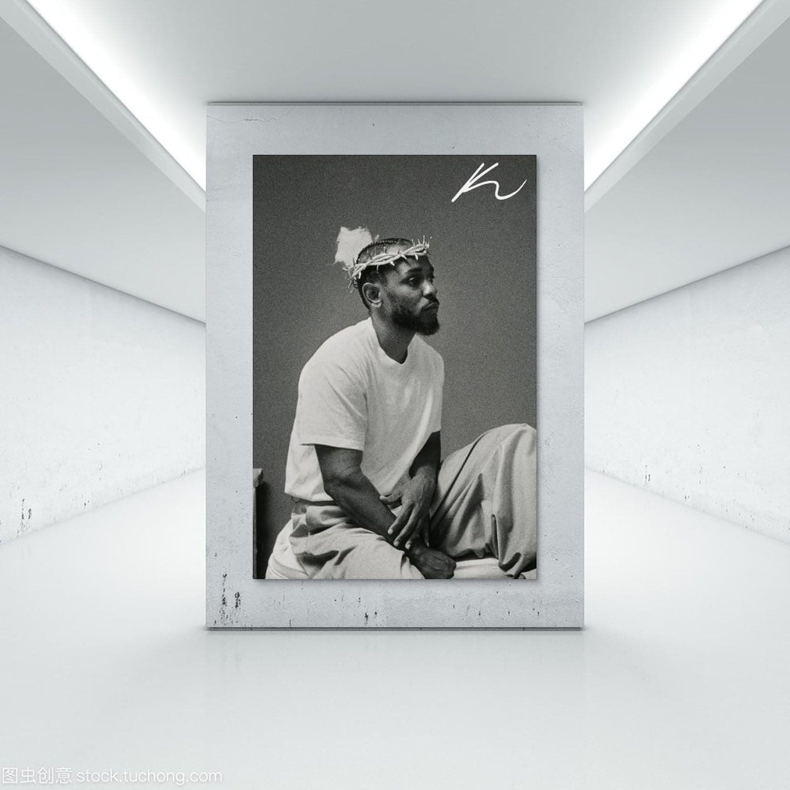 Kendrick Poster Lamar Music Singer Rapper Vintage Music Posters for Room Aesthetic Canvas Wall Art Bedroom Decor12x18inch(30x45cm) thumbnail 7