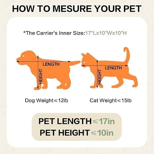 Airline Approved Travel Soft Carrier for Small cat/Dog/pet | Collapsible with Expandable Top and Sides. Kitten Mesh Puppy Carry Bag,18x11x11Delta/ United/American Airlines thumbnail 3