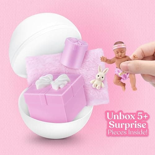My Mini Birthday Series 1 By ZURU | 6 mini baby dolls to collect; birthday outfits & accessories; cake, balloons & party props; nurturing play; kids gift thumbnail 3