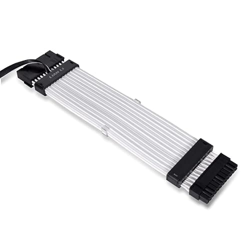 Lian Li Strimer Plus V2 24 Pin (PW24-PV2) - Addressable RGB Power Extension Cable (Strimer L-Connect 3.0 Controller Included) - for Motherboard Connector, PW24-PV2 Black thumbnail 3