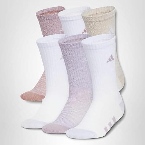 adidas Kids Athletic Cushioned 6-Pack Crew (Little Kid/Big Kid/Adult) thumbnail 6