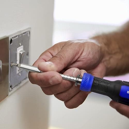 SHARDEN Multibit Screwdriver 13-in-1 Screw Driver Set Adjustable Extension Screwdriver Multitool All in One with Torx Security, Flat Head, Phillips, Hex, Square and 1/4 Nut Driver thumbnail 6