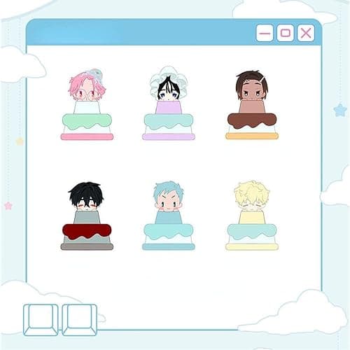 Bahomu Anime Blind Box, Cute Alien Stage Baby Series Mechanical Keycaps Blind Box Figure, Collectable PVC Figure for Birthday Gifts thumbnail 3