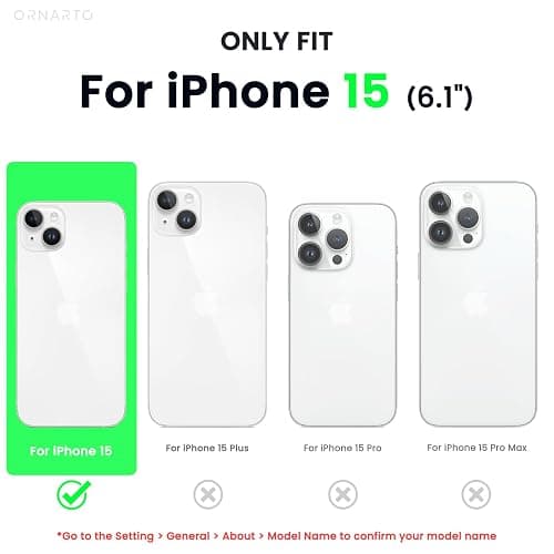 ORNARTO Compatible with iPhone 15 Case, Slim Liquid Silicone 3 Layers Full Covered Soft Gel Rubber Phone Case Protective Cover with Microfiber Lining 6.1 Inch-Sweetie Pink thumbnail 2