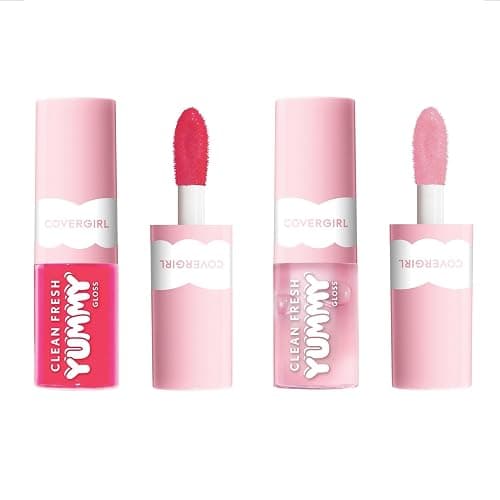 COVERGIRL Clean Fresh Yummy Gloss Bite-Sized Minis Kit - Let’s Get Fizzical & But First a Cosmo - 0.16 fl oz each thumbnail 2