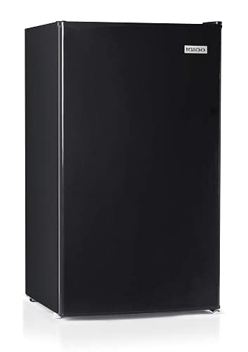 Igloo 3.2 Cu.Ft. Mini Fridge with Freezer - Single Door Compact Refrigerator with Glass Shelves for Homes, Dorms & Offices- Keep Snacks, Drinks & Frozen Foods Cool with Temperature Control Mini Fridge - Image 1