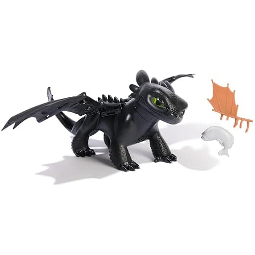 DreamWorks Dragons How to Train Your Dragon, Tame & Train Interactive Toothless with 60 Sounds & Reactions, Kids Toys for Boys & Girls Ages 4 & up thumbnail 7