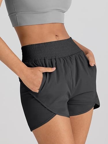 AUTOMET Womens Athletic Shorts High Waisted Running Pants Gym Workout Casual Sport Clothes with Pockets 2025 thumbnail 4