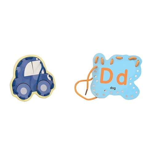 Melissa & Doug Alphabet Wooden Lacing Cards With Double-Sided Panels and Matching Laces thumbnail 8