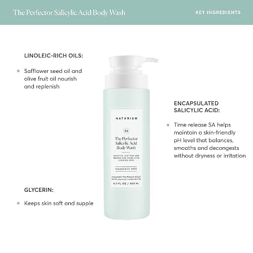 Naturium The Perfector Salicylic Acid Body Wash, Gentle & Smoothing Cleanser, 16.9 oz thumbnail 3