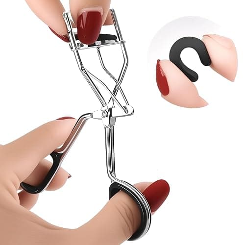80Pack Fit for elf Eyelash Curler Refills,High Elasticity Silicone Replacement Pad Compatible with e.l.f. Pro Eyelash Curler,Gentle & Safe,Use with Eye Lash Curler. thumbnail 7