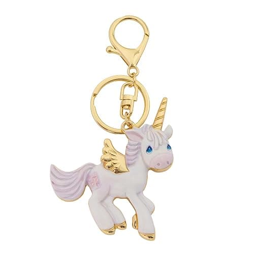 Precious Moments Unicorn Keychain & Bag Charm - Whimsical Figurine of Joy and Magic, Sentimental Gift or Thank You Keepsake for Her - Image 1