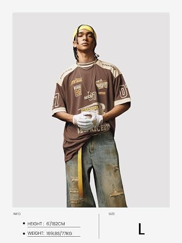 Aelfric Eden 90s Oversized T Shirts Unisex Graphic Jersey Printed Casual Tees Streetwear Vintage Summer Top Tshirt thumbnail 2
