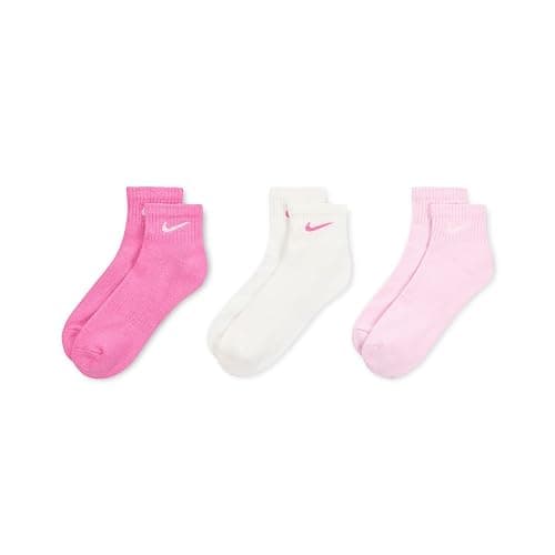 Nike Unisex Adult Everyday Cushioned Training Ankle Socks (3-Pack) | Mens and Womens - Image 1