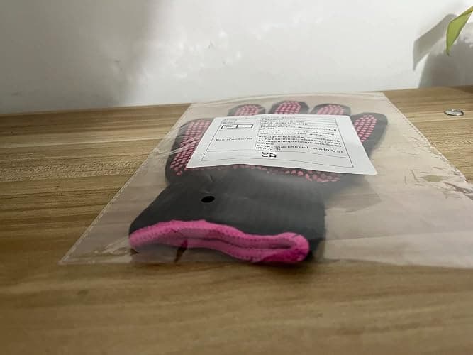 Professional Heat Resistant Glove Non Slip Silicone Bump for Hair Styling Heat Blocking for Curling, Flat Iron and Curling Wand Suitable for Left and Right Hands, 1 Piece thumbnail 12