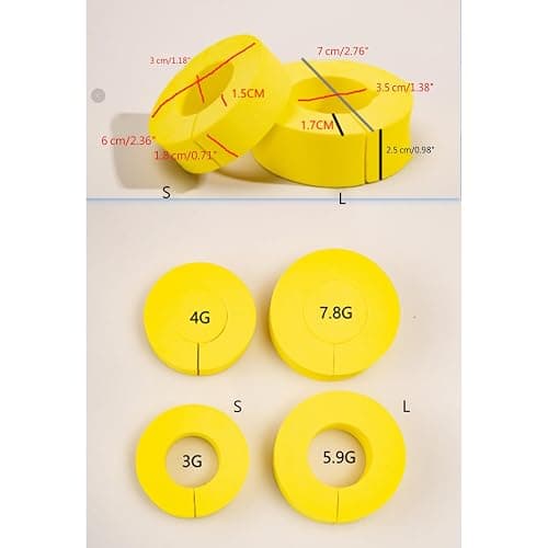 YUEHUINIAO 12Pcs Heatless Blowout Heatless Curlers Sponge C Shape Rollers Hair Curlers Reusable Hair Rollers for Blowout Look thumbnail 3