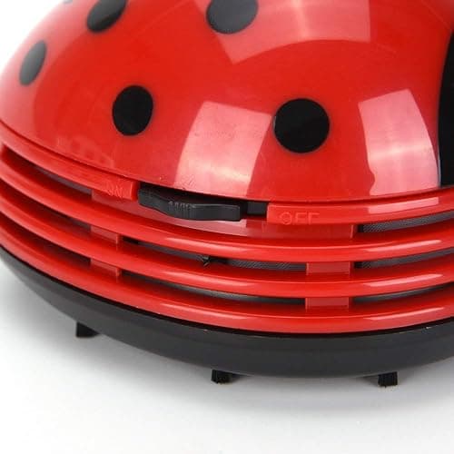 zswell Ladybug Cartoon Mini Vacuum Cleaner Dust Sweeper Cordless Corner Desktop Vacuum Cleaner Mini Cute Home Office thumbnail 9