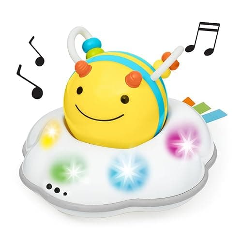 Skip Hop Baby Follow-Me Bee Tummy Time Crawl Toy 3-Stage Infant Sensory Development with Lights Sounds and Music Explore & More Age 5m+ thumbnail 4