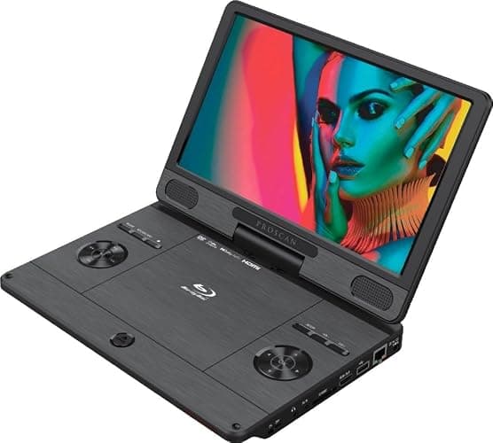 Proscan 11.4" Portable Blu-ray Player with HDMI Port, SD/MMC Card Slot, USB Port, Ethernet port, Remote, plays CD,DVD, Blu-ray Media, For Car use or Traveling - PDVD1187 (Renewed) thumbnail 7