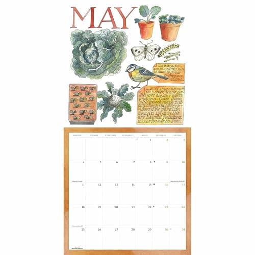 Carousel Worldwide, Matthew Rice, A Year in the Country 2026 Square Wall Calendar thumbnail 3