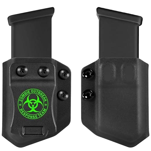 3-Packs Universal Mag Carrier IWB/OWB Magazine Holster for 9mm/.40 Double Stack Magazines thumbnail 2