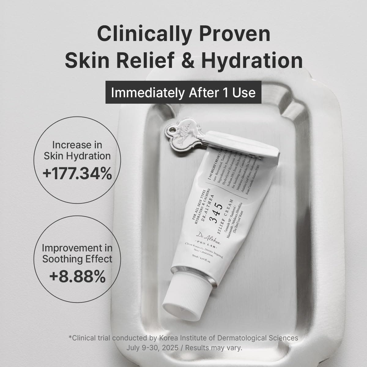 Dr.Althea 345 Relief Cream | Daily Face Moisturizer for Soothing Recovery and Blemish Care with PDRN & Niacinamide | Korean Vegan Skin Care for All Skin Types, 50ml (Ver.2 - Pack of 1) thumbnail 4