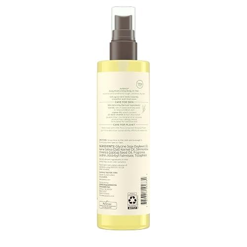 Aveeno Daily Moisturizing Body Oil Mist with Oat Oil and Jojoba Oil for Rough, Dry, Sensitive Skin, Nourishing Body Spray for Smoother, More Even Skin, Paraben- & Silicone-Free, 6.7 fl. oz thumbnail 8