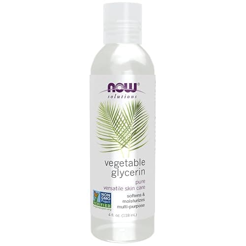 NOW Solutions, Vegetable Glycerin, 100% Pure, Versatile Skin Care, Softening and Moisturizing, 4-Ounce - Image 1