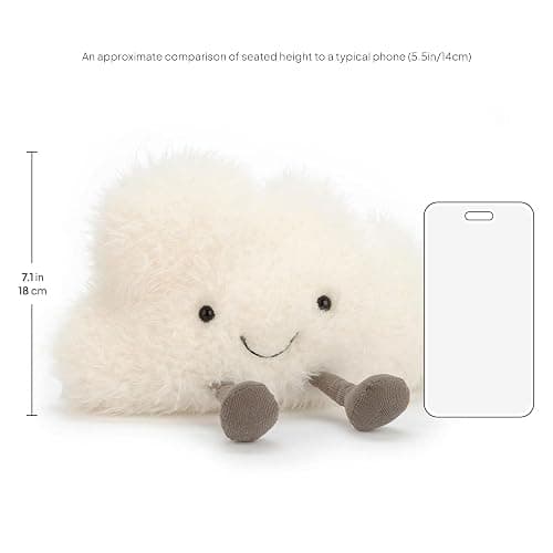 Jellycat Amuseables Cloud Stuffed Toy, 10.5 inches - Cloud Plush - Fun Gift Idea thumbnail 2