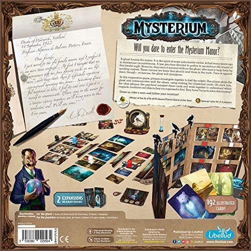 Asmodee Mysterium Board Game - Enigmatic Cooperative Mystery Game with Ghostly Intrigue, Family Fun for Kids & Adults, Ages 10+, 2-7 Players, 42 Minute Playtime thumbnail 4