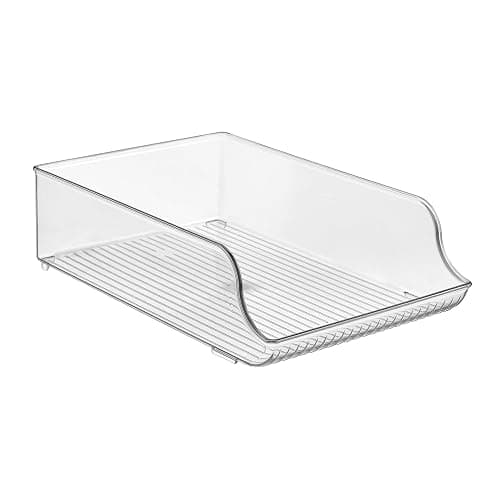 iDesign Plastic Water Bottle Organizer, Clear, 2-Pack | For Fridge, Bottle Holder, For Kitchen and Pantry thumbnail 9