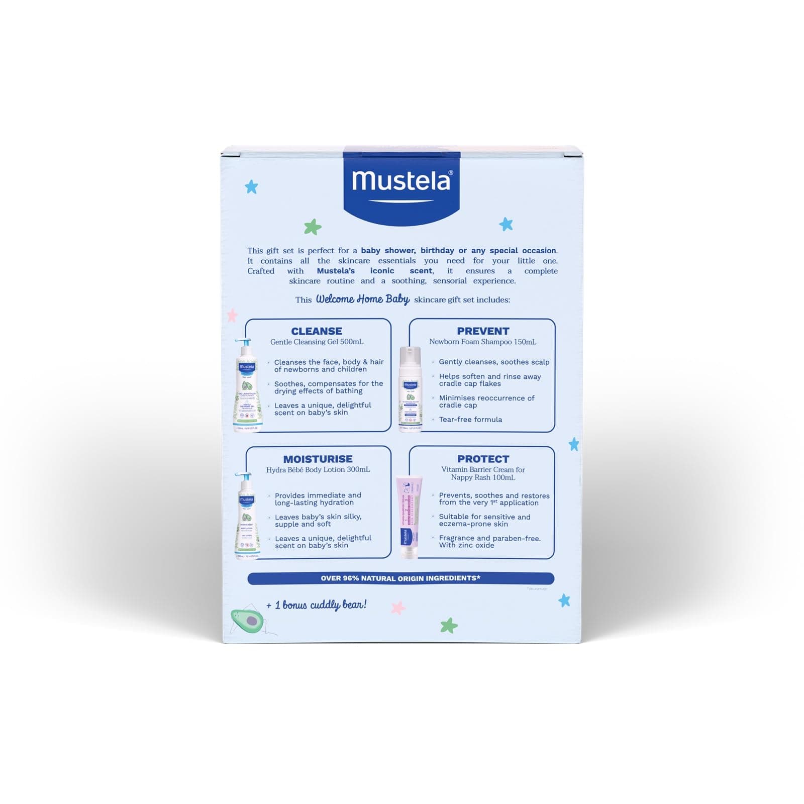 Mustela Welcome Home Baby Set - for Normal Skin - 4 pc thumbnail 2