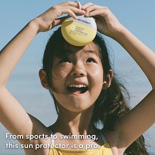 Evereden SPF50 Fluid Silk Mineral Kids Sunscreen: Clean Cooling Non-Nano UVA, UVB, & IR Protection for Sensitive Skin - Sheer, Lightweight, & Waterproof for Up to 40 Mins - Beach Day Toddler Sunscreen thumbnail 7