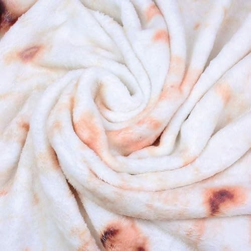 Burritos Tortilla Blanket, Double Sided Realistic Super Soft Taco Food Yellow Blanket Soft Flannel Taco Blanket for Bed Couch Travel Picnic and Beach thumbnail 8