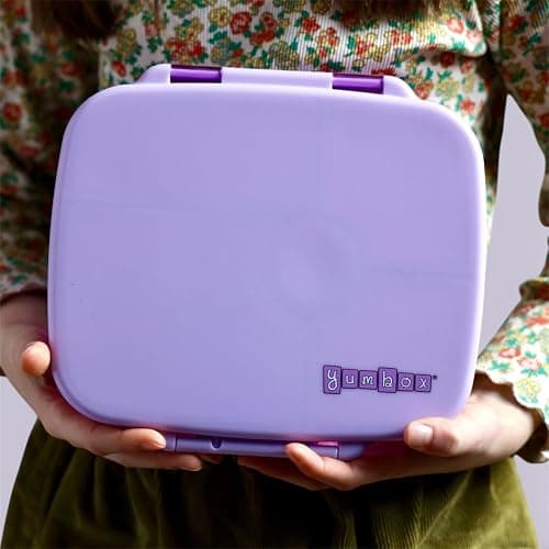 Yumbox Go Leakproof Bento Lunch Box, 5 Compartments, Kyoto Purple | Deep Portioned Tray | Removable Silicone Gasket | Lightweight Construction | Fits Most Lunch Bags | Easy-Clean Design thumbnail 2