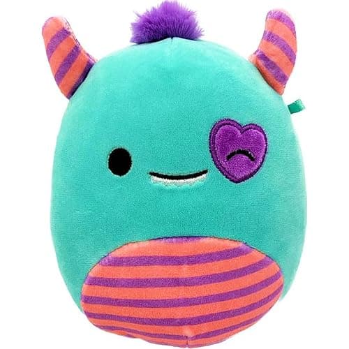 Squishmallows 5" Valentines Leon The Monster, Blue - Image 1
