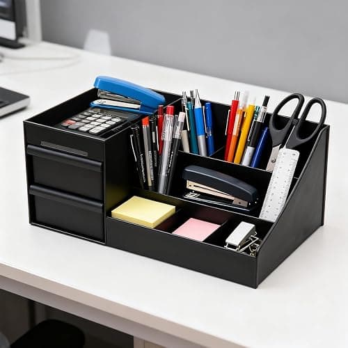 Black Cologne Organizer for Men,Large Perfume Stand Holder with Drawers,Cologne Stand,Shelves for Perfumes,Organizador de Perfumes,Dresser Organizer Countertop for Mens Bathroom & Bedroom Storage thumbnail 2