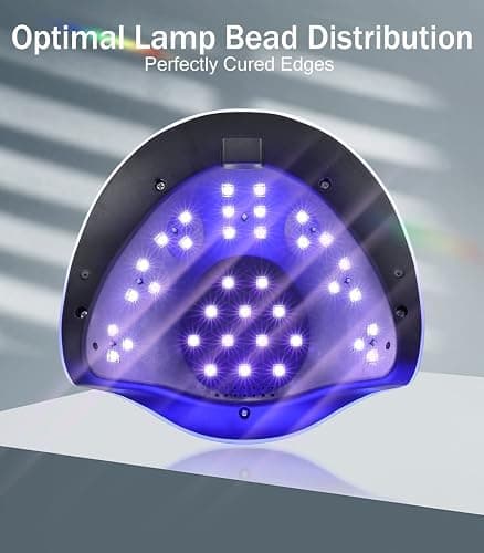 Easkep 120W UV Light for Nails - UV Nail Lamp Nail Dryer UV Lamp for Gel Nails UV LED Nail Lamp Curing Lamp Faster Professional for Home and Salon thumbnail 3