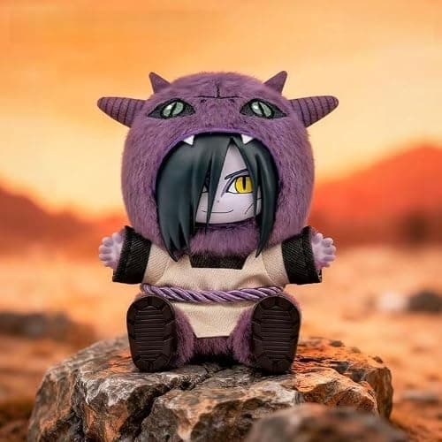 MINISO Naruto Shippuden × Cute Beasts Sitting Party Series Figure Blind Box, Collectible Ornament, Cartoon Theme, Multicolor thumbnail 2