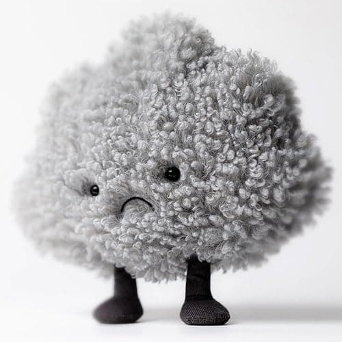 Jellycat Amuseables Storm Cloud Stuffed Toy, 10 inches - Cloud Plush - Fun Gift Idea thumbnail 7