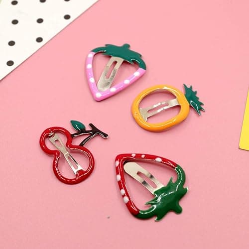 Lurrose 14pcs Hair Clip for Kids with Fruit Shape Hair Barrette for Girls thumbnail 6
