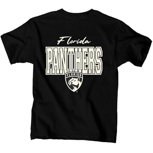 Blue 84 NHL Unisex Kids NHL Officially Licensed Youth T-Shirt Pop Echo Black thumbnail 5