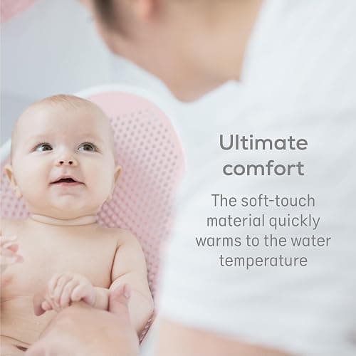 Angelcare - Baby Bath Support - Soft Touch Support - Water Level Indicator - Ideal for Babies Less Than 6 Months Old - Pink thumbnail 6